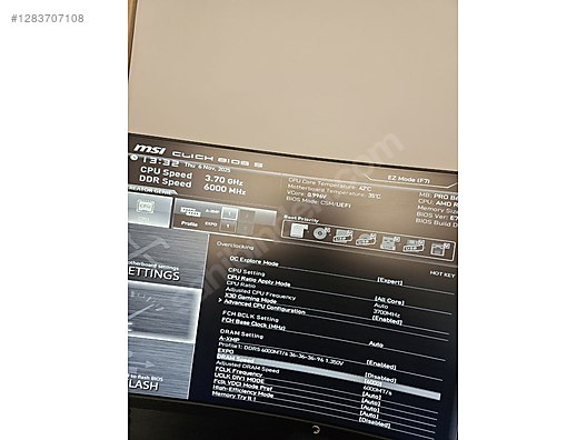 1x GSKİLL RİPJAWS S5 16 GB RAM 6000mhz DDR5