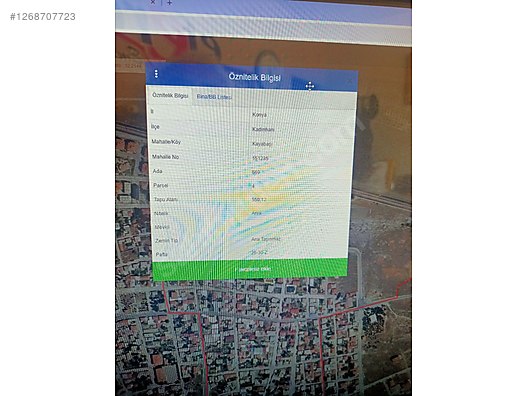 KADINHANI KAYABAŞI MH. 3 KAT İMARLI ARSA #1268707723