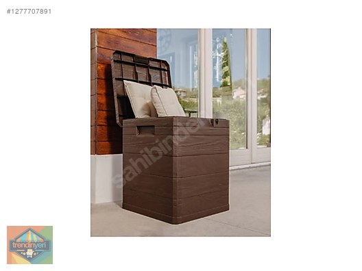 TOOMAX Multi Box Woody's Sandık Kahve 90lt Bahçe Sandığı