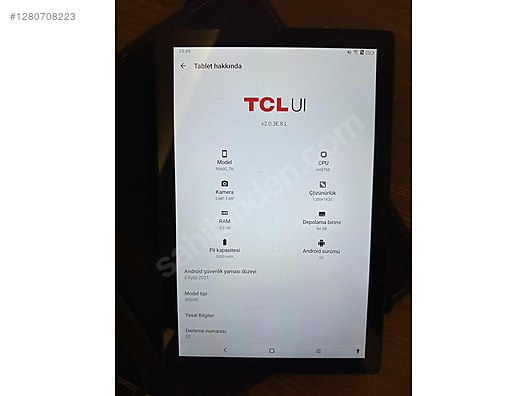 İkinci El TCL Tablet