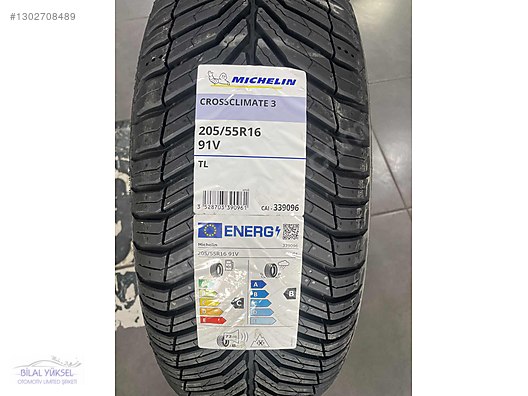 MİCHELİN 205/55R16 91V CROSSCLİMATE 3 2026 4 MEVSİM LASTİK BY