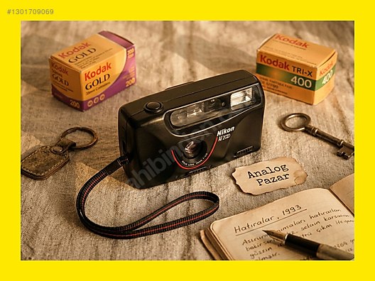 35 mm SLR / Nikon / Nikon AF 200 Analog Fotoğraf Makinesi - SIFIR