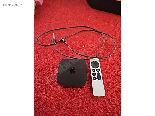 Apple TV / Apple TV 4K (3. nesil) 128Gb Wi-Fi + Ethernet Siyah