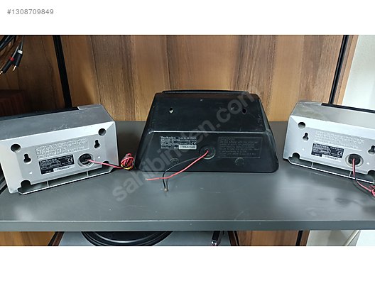 Technics Orijinal 3lü Hoparlör Seti Temiz & Dengeli Ses - İkinci