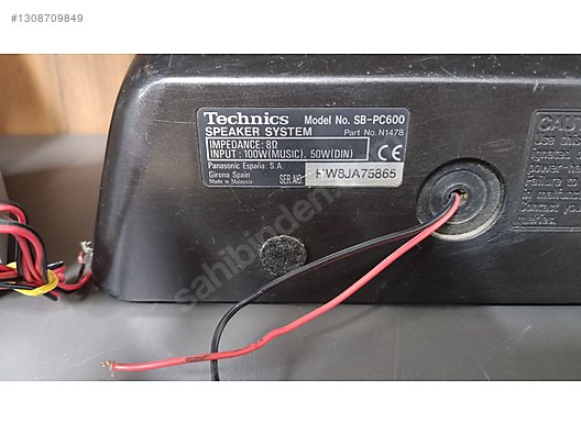 Technics Orijinal 3lü Hoparlör Seti Temiz & Dengeli Ses - İkinci