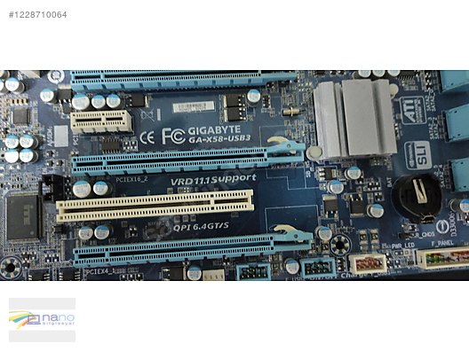 Gigabyte GA-X58-USB3 ANAKART LGA 1366 Pin - Sorunsuz - Anakart ve Tüm Masaüstü Bilgisayar Parçaları sahibinden.com'da