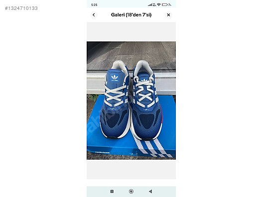 Adidas ZX RS Trainers JS1071 Mavi 42 - Erkek Spor Ayakkabı