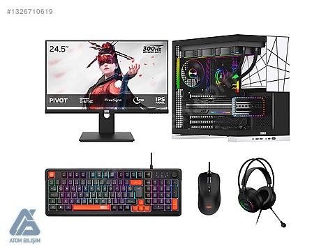 Toplama / Dragos DRx8061 R7 5700X 16GB 512GB 8GB RTX5060 24.5' 50