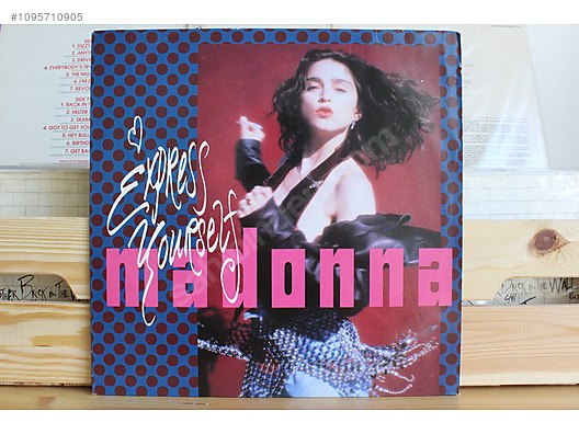 Madonna - Express Yourself - Plak - Maxi Single (1989) - Müzik