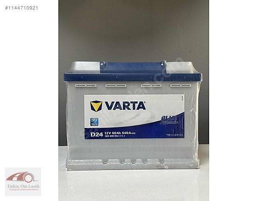 Car Battery 60AH D24 VARTA blue dynamic 540A New 2023