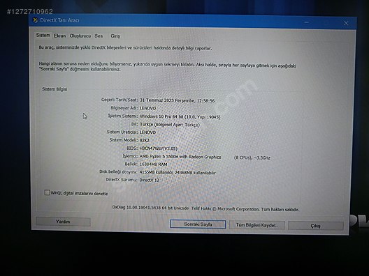 Used & Brand New Items / Gaming & Gamers Exclusive / Gaming PC / Gaming Laptop / Lenovo