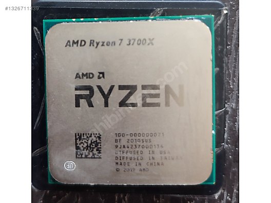 AMD Ryzen 7 3700X (AM4 CPU/İşlemci, Aida64 Testli) sahibinden