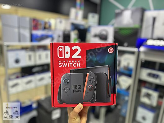 【美品】Nintendo Switch Nintendo Switch 2 Sıfr Cihaz Garantli Bakırköy OSCAR'da 26.500TL