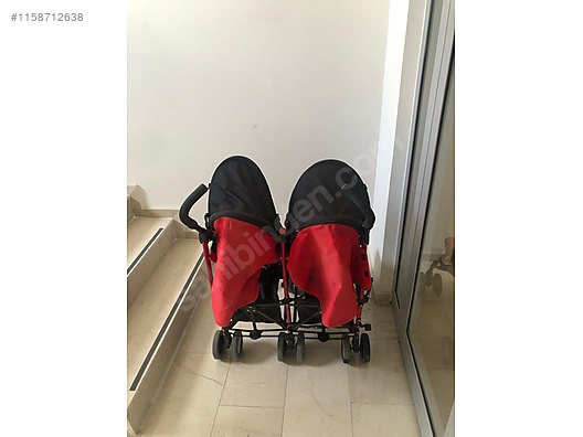 Halford twin stroller on sale