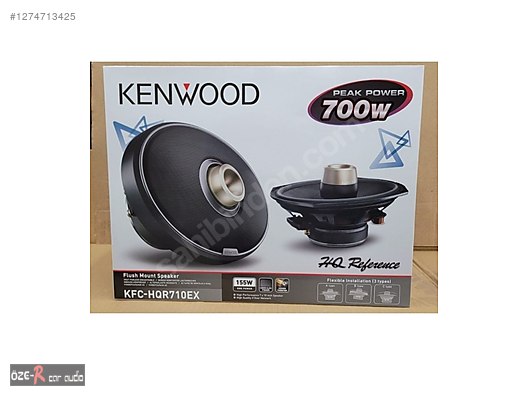 Kenwood KFC-HQR710EX Yüksek Performanslı 155W RMS Neodyum Mıknts