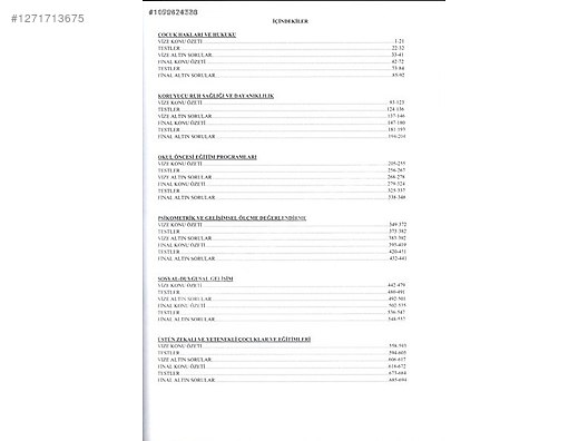 İkinci El ve Sıfır Alışveriş / Kitap, Dergi & Film / Kaynak & Bilgi Kitapları / Akademik