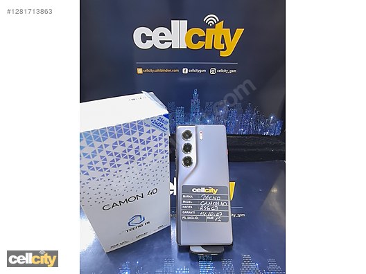 İkinci El ve Sıfır Alışveriş / Cep Telefonu & Aksesuar / Cep Telefonu / Tecno / Camon 40