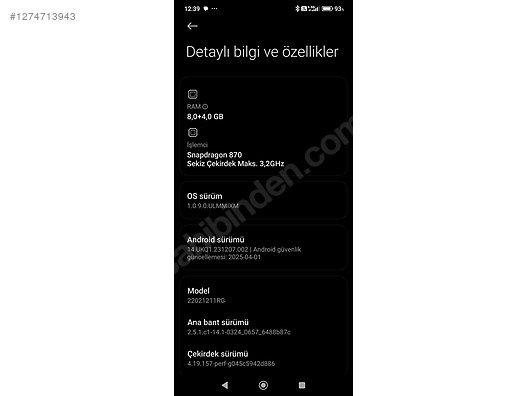 İkinci El ve Sıfır Alışveriş / Cep Telefonu & Aksesuar / Cep Telefonu / Xiaomi / Poco F4