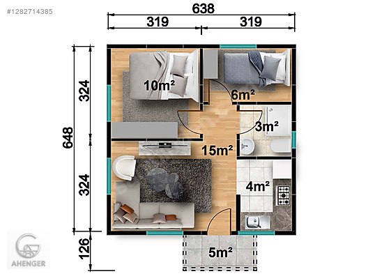 İkinci El ve Sıfır Alışveriş / Bahçe & Yapı Market / Prefabrik Yapılar / Prefabrik Ev