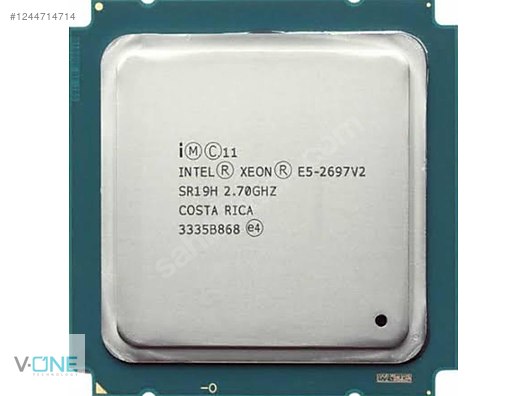 INTEL XEON E5- 2697 v2 / 12 CORE / 3.50Ghz sahibinden.comda - 1244714714