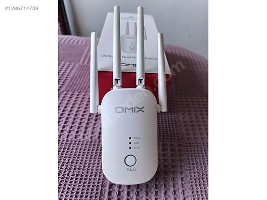 Omix Mix Wi-Fi Plus Repeater Modem 1200 Mbps Beyaz Wifi Güçlendi at ...