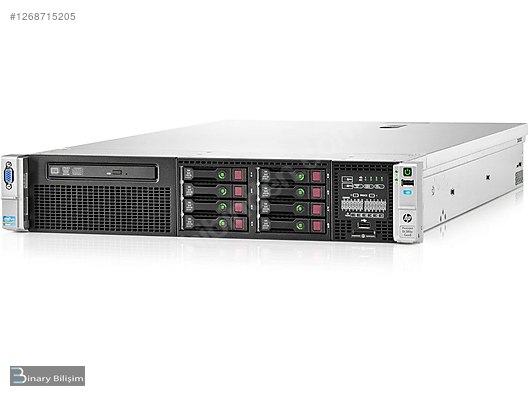 HP DL380P G8 GEN8 / 2 x E5-2650 İŞLEMCİ / 256GB RAM /8x1.2TB SAS