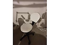 Uzman Beyaz Tabure Sandalye