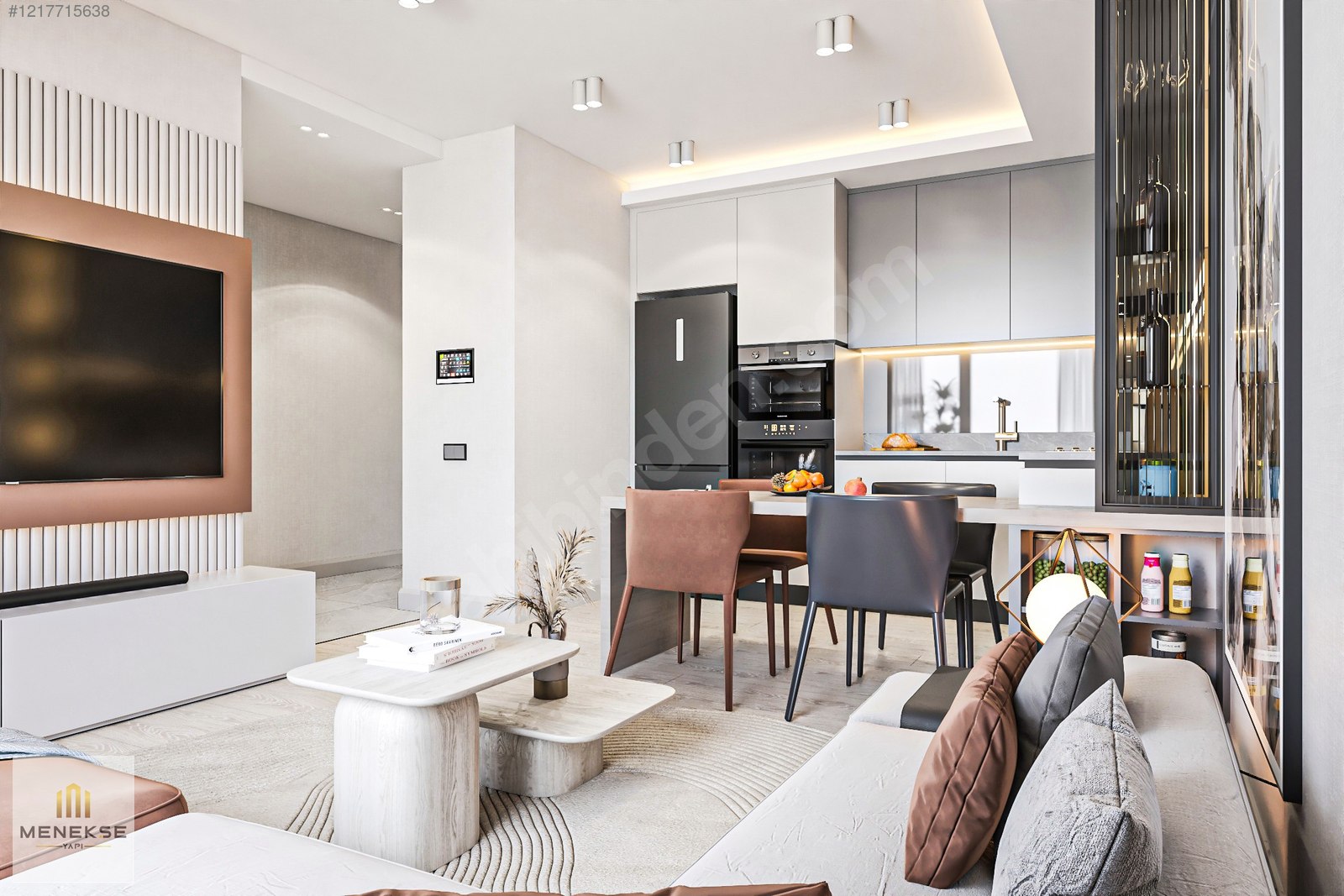 BONİTA BOTANİK Projesi 2+1 65m2 Balkonlu Satılık Daire - Satılık Daire ...