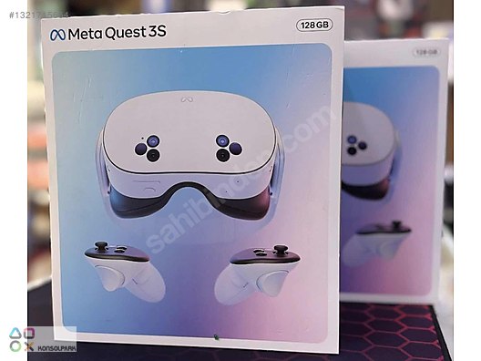  Quest 3S 128GB 中古一式 META QUEST 3S 128GB -SIFIR-KAPALI KUTU-HEMEN TESLİM-KONSOLPARK on