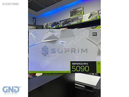 Resim MSI RTX 5090 32G SUPRİM OC 32 GB 512 BİT GDDR7 