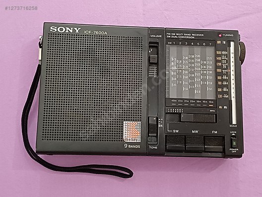 Sony Analog Portatif Radyo - SONY ICF-7600A radyo - 1273716258