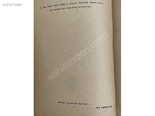 Sahibinden Antika Antika Kitap