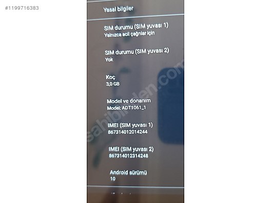 Dual Imei Redmi Note Kenzo Imei Zoll Aidata Alim Tablet Diğer