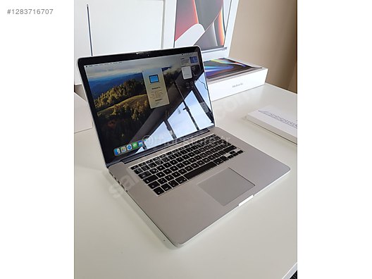 MacBook Pro (Retina,Mid,2012) シルバー 15インチ MacBook Pro 15inc 2014 Retina 16/256 Quadcore i7 İşlemci - İlan ve