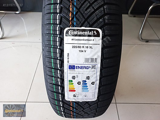 225/60R18 XL 104V AllSeasonContact 2 CONTİNENTAL 4 Mevsim 2026