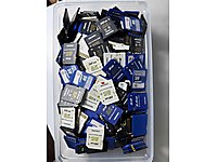 500 adet arızalı karışık hafıza kartı