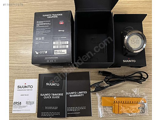 SUUNTO TRAVERSE GRAPHITE GPS BLUETOOTH PUSULA ALTIMETRE at