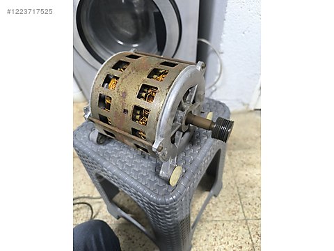Eski tip Çamaşır Makinası Motoru Kendinden devirli pm motor sahibinden ...
