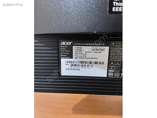 İkinci El ve Sıfır Alışveriş / Bilgisayar / Monitör / LED & LCD Monitör