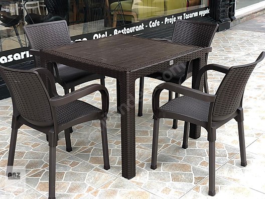 Sok 599 Tl Plastik Rattan 1 Masa 4 Sandalye Takimi Abz Sandalye Masa Takimi Ilanlari Sahibinden Com Da 874717779