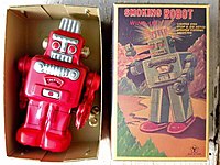 Japon kurmalı robot çok iyi durumda 1980 üretim salems lot.