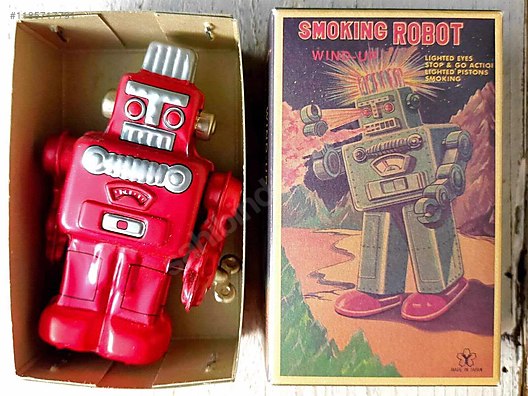 Japon kurmalı robot çok iyi durumda 1980 üretim salems lot