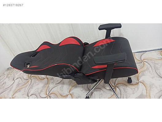 Siyah - Kırmızı Oyuncu Koltuğu