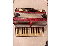 80 Bas Vintage Scandalli Akordeon
