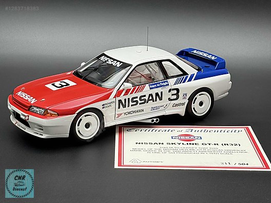 1:18 Nissan Skyline GT-R R32 Australian GP 1990 SKAIFE - Autoart at ...