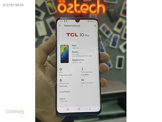 İkinci El ve Sıfır Alışveriş / Cep Telefonu & Aksesuar / Cep Telefonu / TCL / 10 Plus
