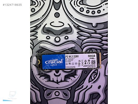 Crucial 500GB P2 Serisi 3D NAND NVMe M.2 SSD (2300MB/930MB