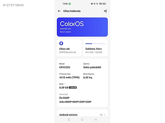İkinci El ve Sıfır Alışveriş / Cep Telefonu & Aksesuar / Cep Telefonu / Oppo / Reno5 Lite
