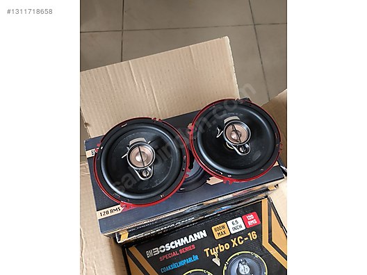 16 cm Boschmann Oto Hoparlör Takim Koaksiyel 600W SİFİR - 1311718658