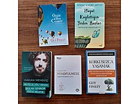 5 adet Kişisel Gelişim Kitabı,çok temiz, toplam 200 TL.